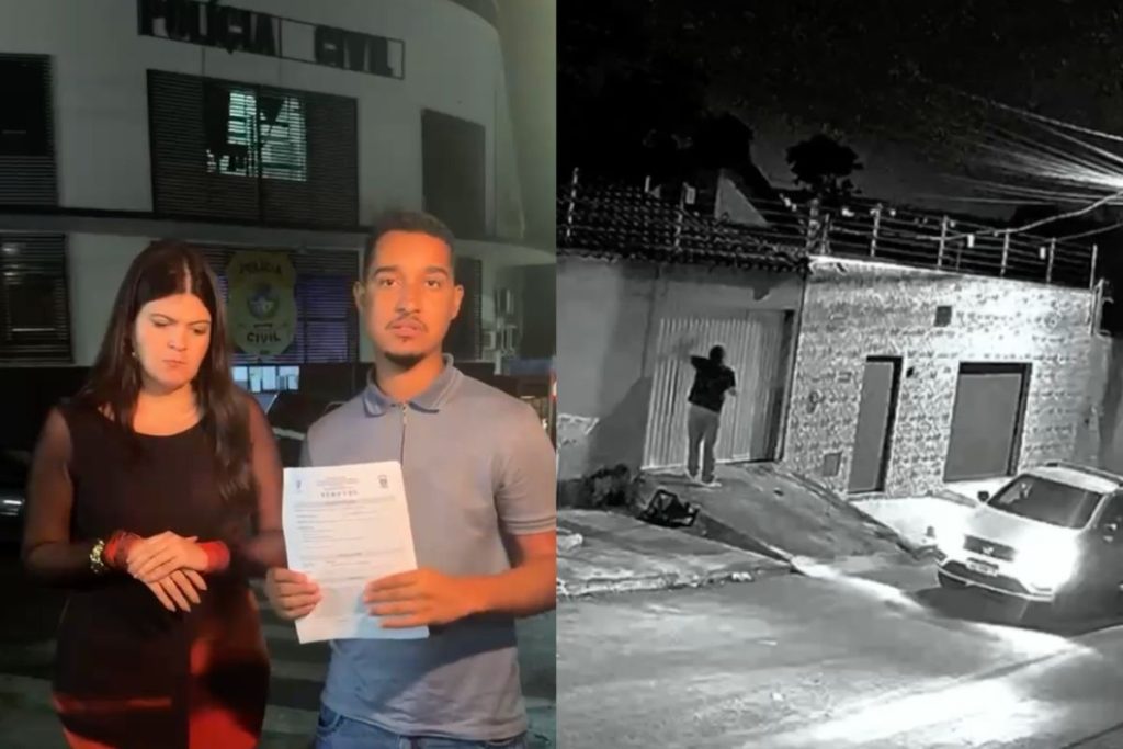 Samuel Mendes afirma que veículo rondou a residência durante a madrugada e bateu no portão antes de deixar o local. (Foto: Reprodução/Redes sociais)
