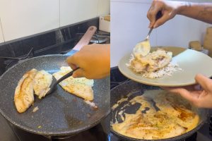tilápia grelhada com molho cremoso