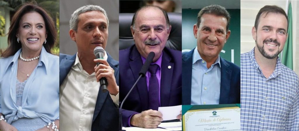 Candidatos ao Senado Federal por Goiás mais bem avaliados pela Paraná Pesquisas/Portal 6