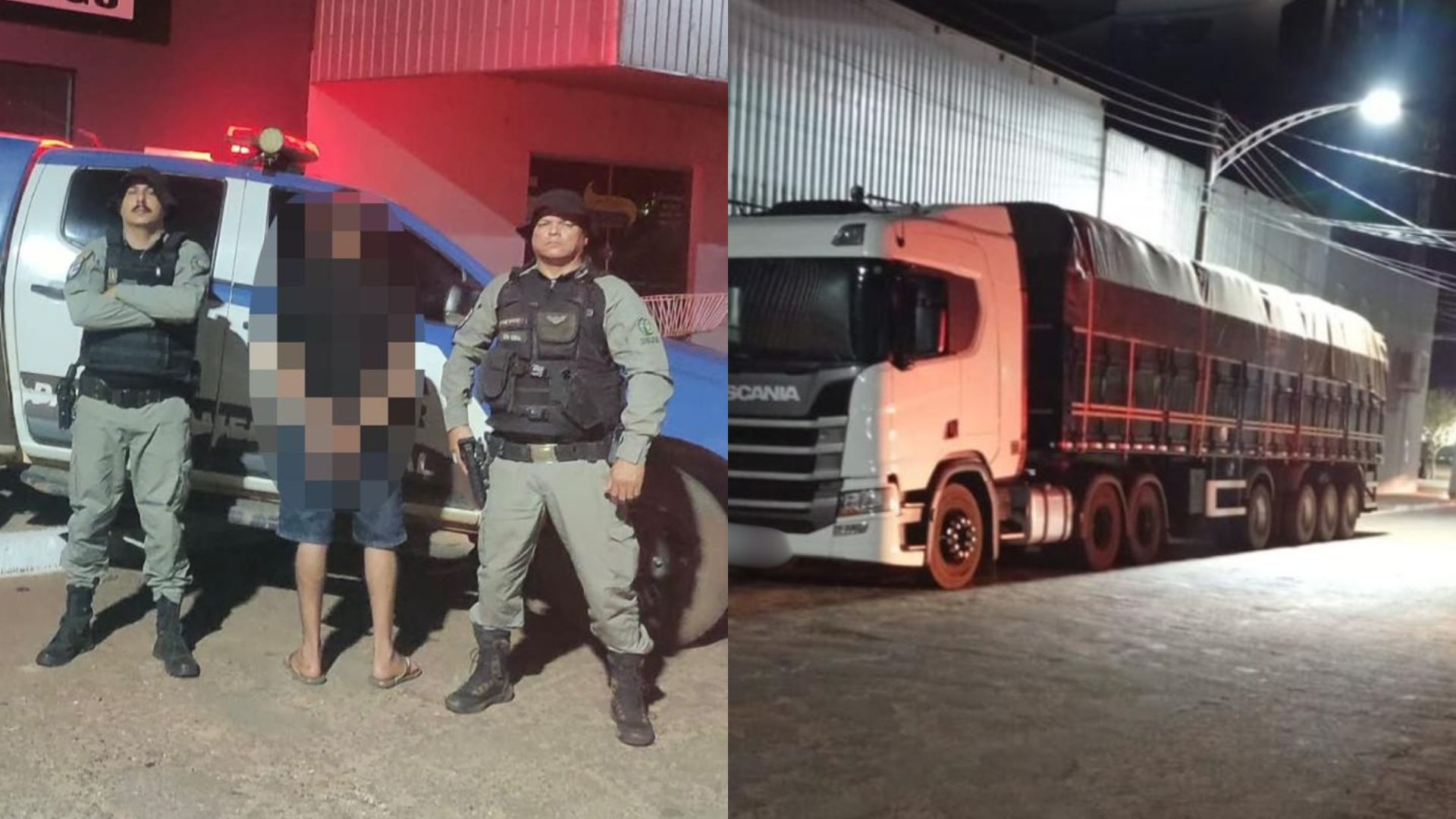 Polícia conseguiu recuperar caminhão avaliado em R$ 1,5 milhão em Nova Crixás.