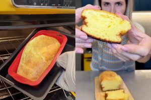 pão com ovo e leite em pó