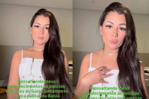 Amanda Jhenyfer disse que o celular foi recuperado em menos de 24 horas após atuação das polícias de Goiás e da Bahia. (Foto: Reprodução/Instagram/@jhenyfer_amanda_sz)
