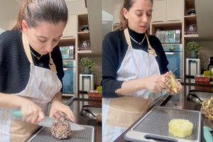 como cortar abacaxi