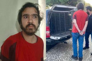 Investigado foi localizado e preso em um hotel de Goiânia após diligências realizadas pela Polícia Civil. (Foto: Divulgação/PCGO)