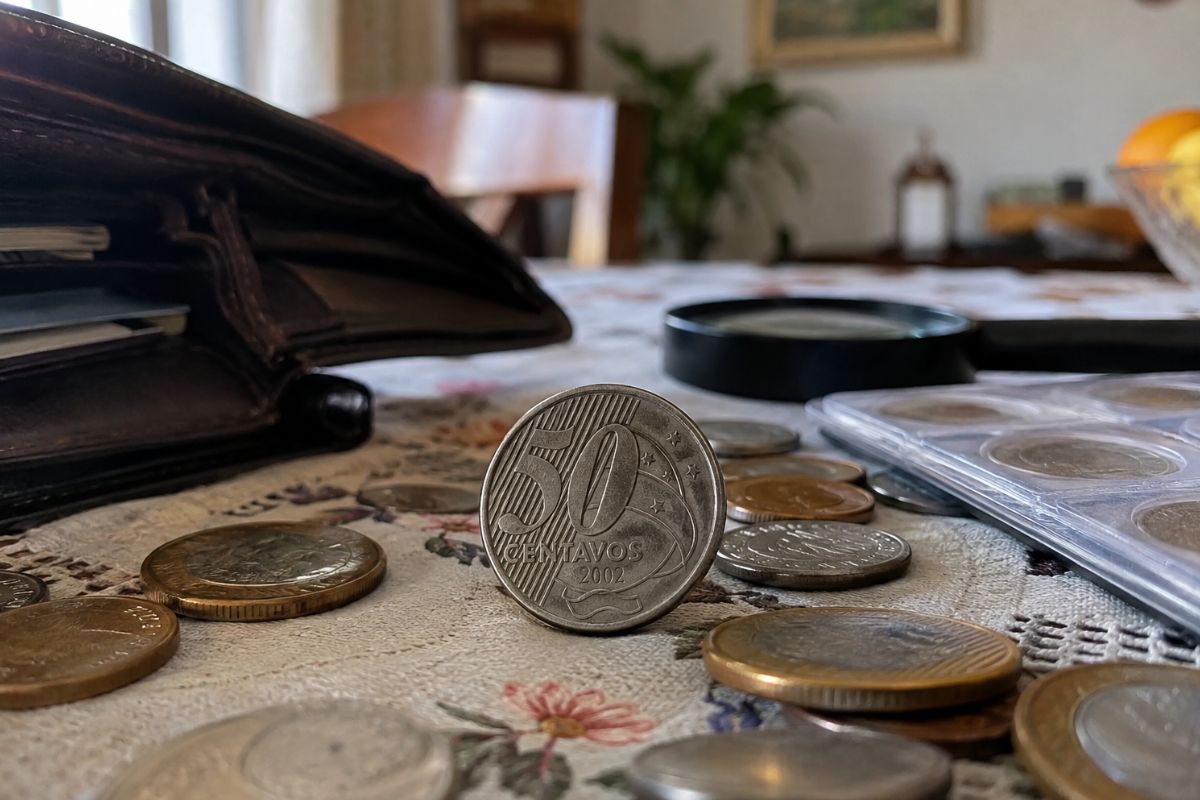 moeda de 50 centavos