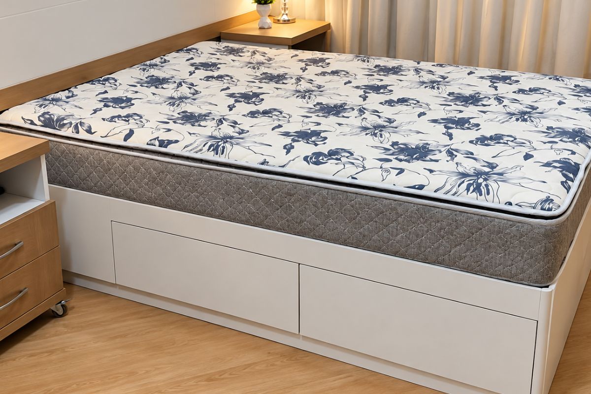 cama com gavetas
