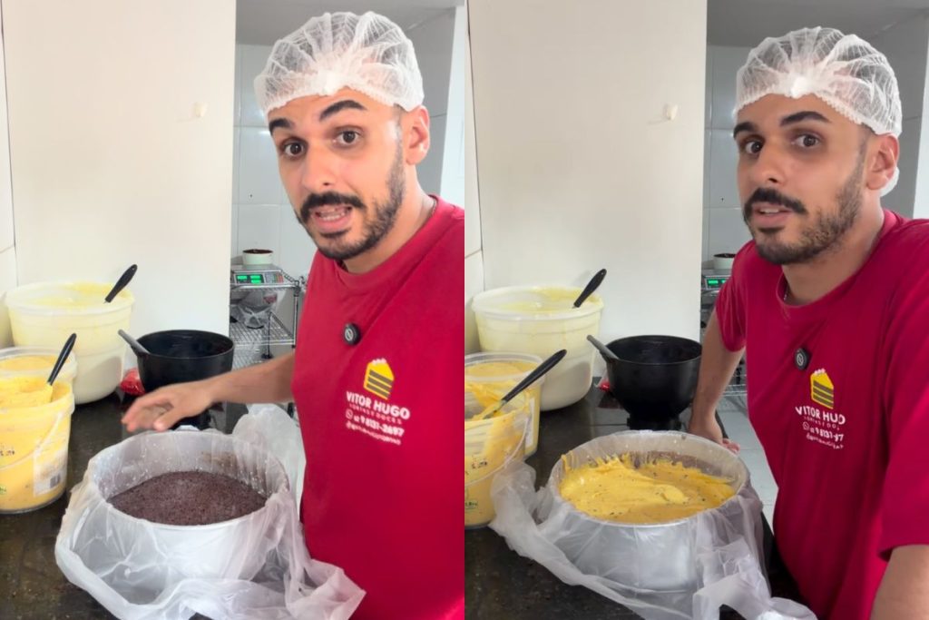 Vitor Hugo afirmou que decidiu responder publicamente pela primeira vez após seis anos trabalhando com venda de tortas e doces em feiras. (Foto: Reprodução/Instagram/@vitorhugotortas)