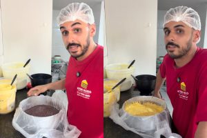 Vitor Hugo afirmou que decidiu responder publicamente pela primeira vez após seis anos trabalhando com venda de tortas e doces em feiras. (Foto: Reprodução/Instagram/@vitorhugotortas)
