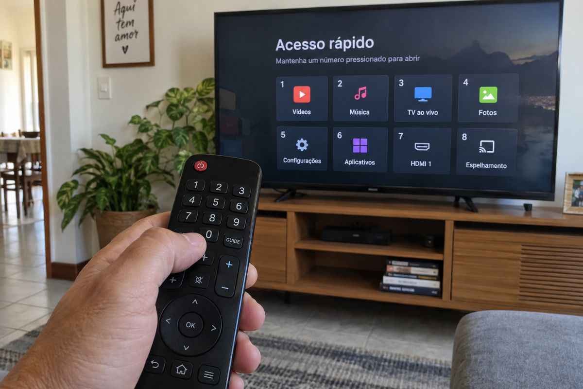 controle de smart TV