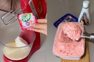 sorvete com 3 ingredientes