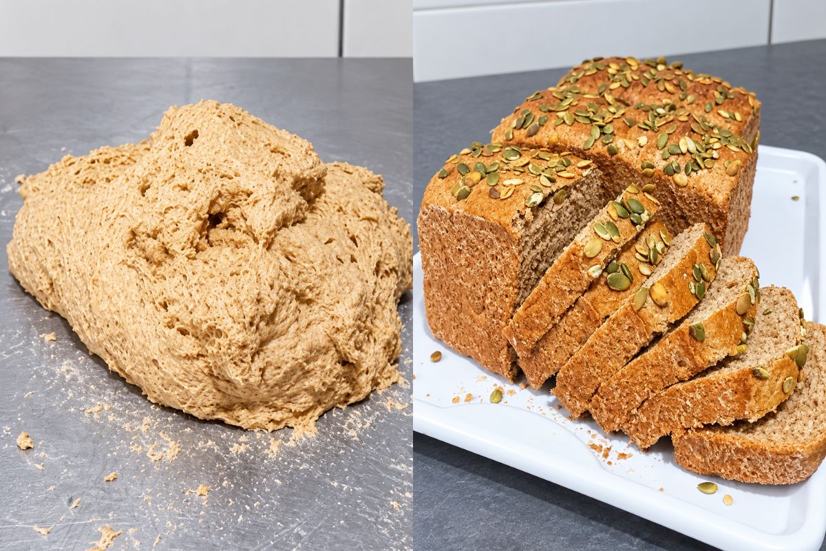 preparo pão integral em casa