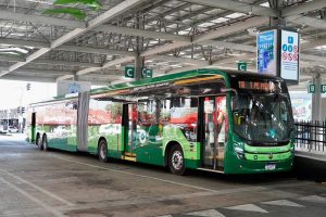 onibus em um terminal de Goiânia
