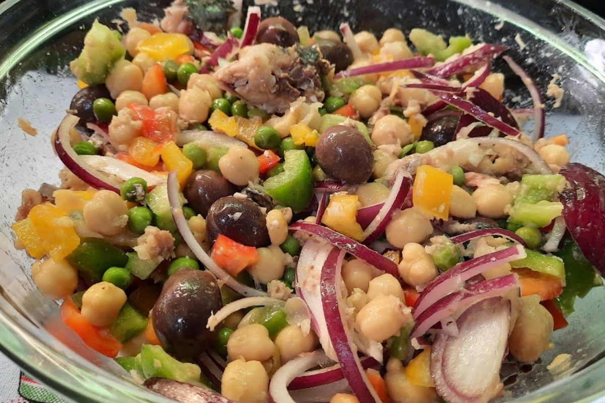salada de sardinha
