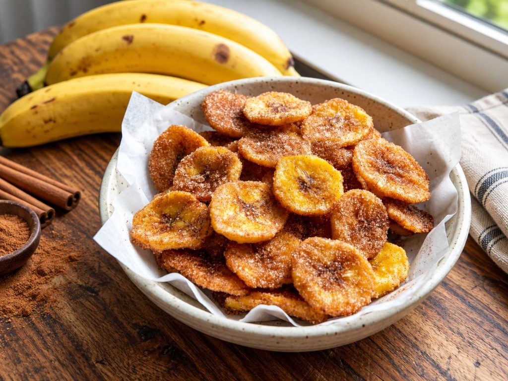 chips de banana na airfryer