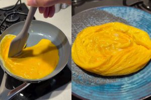 ovo cremoso na frigideira