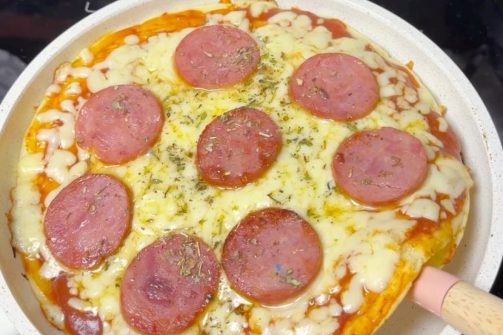 pizza de frigideira