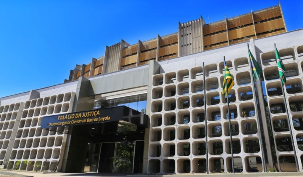 Fachada o TJGO, em Goiânia