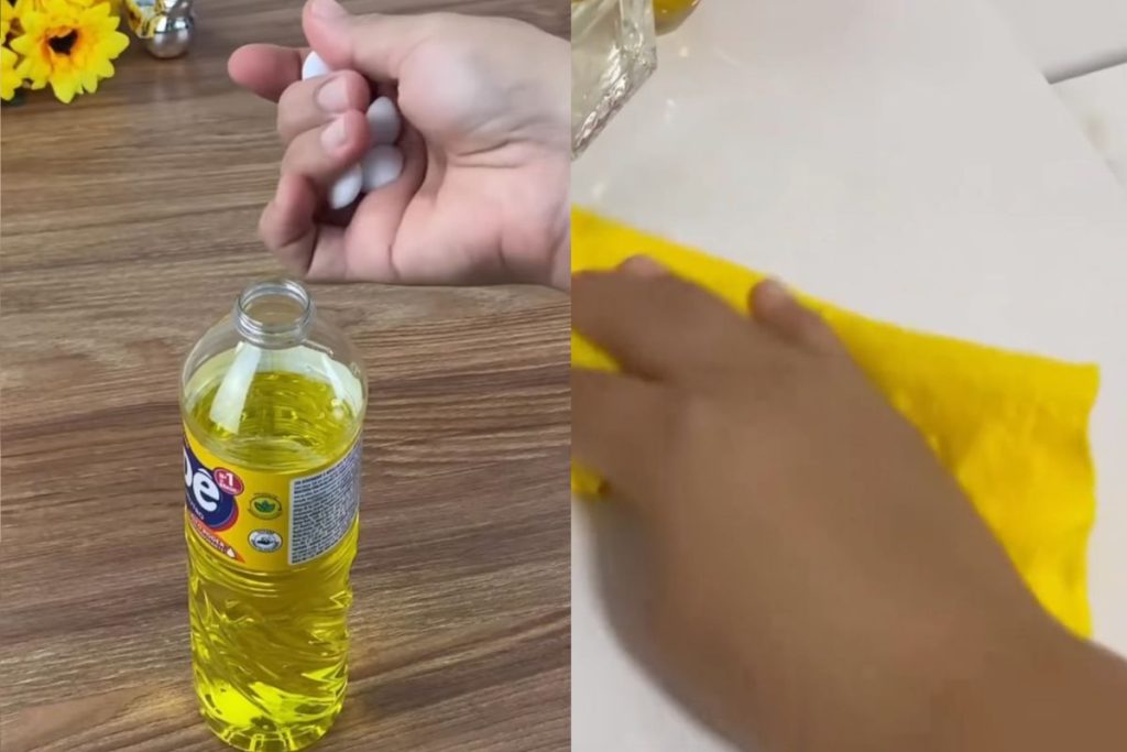 colocar 4 bolinhas de naftalina no detergente