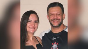 Empresário Rodrigo Costa Teixeira e a esposa, Jaqueline Alves Cardoso Teixeira, sofreram acidente na GO-330.