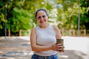 Mudas frutíferas serão distribuídas gratuitamente no Parque Ipiranga nesta segunda-feira (21). (Foto: Reprodução/Prefeitura de Anápolis/Paulo de Tarso)