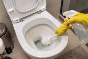 truque para remover as manchas amarelas do vaso sanitário