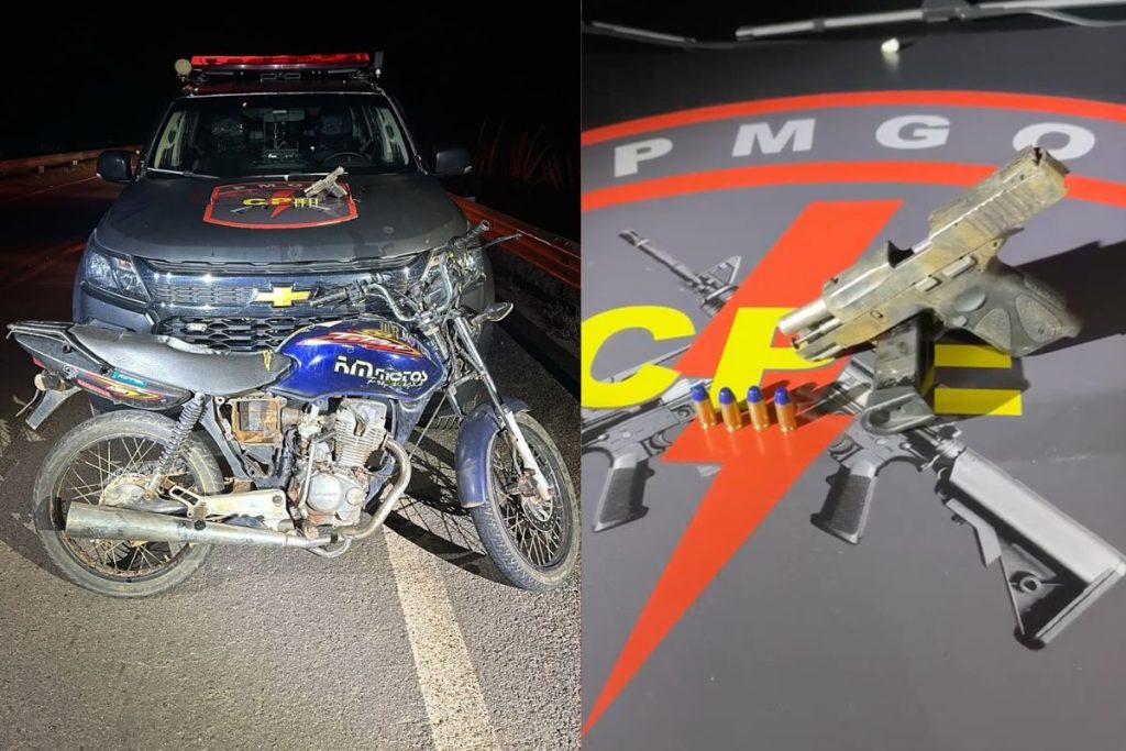 Ação da CPE aconteceu na zona rural de Abadiânia e terminou com um suspeito morto durante confronto. (Foto: Reprodução)