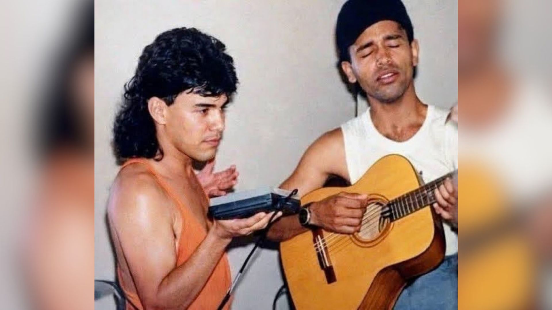 Zezé di Camargo postou foto antiga ao lado de Rick Sollo.