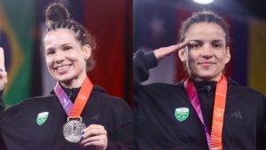 Laís Nunes e Kamila Barbosa, atletas goianas que conquistaram medalhas nos Jogos Sul-Americanos de Santa Fé 2026.