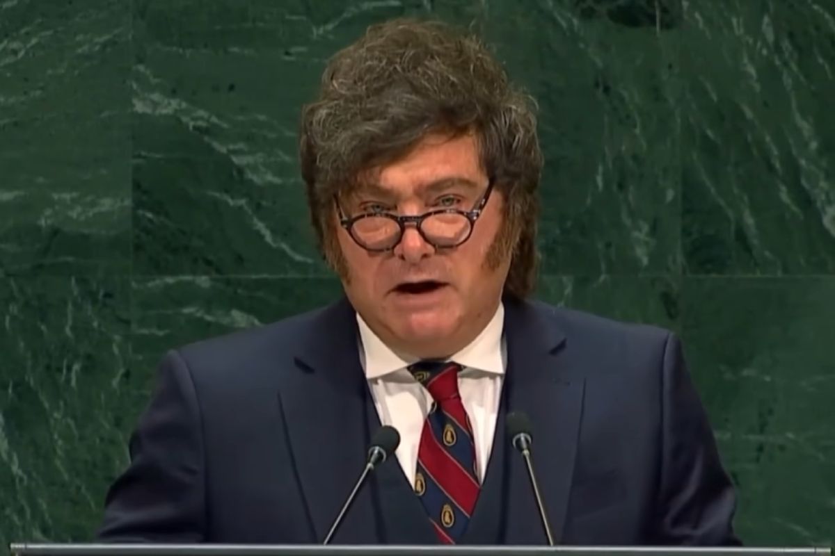 Milei critica postura da ONU em relação às Malvinas e termina discurso com palavrão