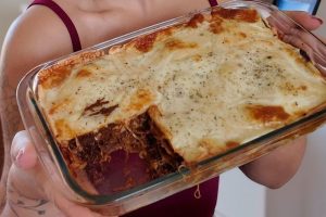 lasanha com carne de panela