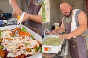 salada de alface completa