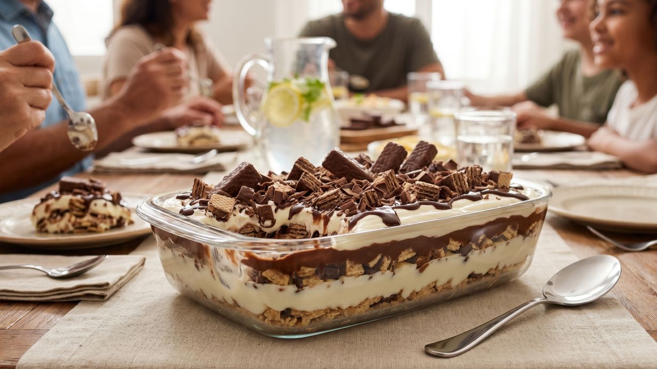 Pavê cremoso de chocolate / receita