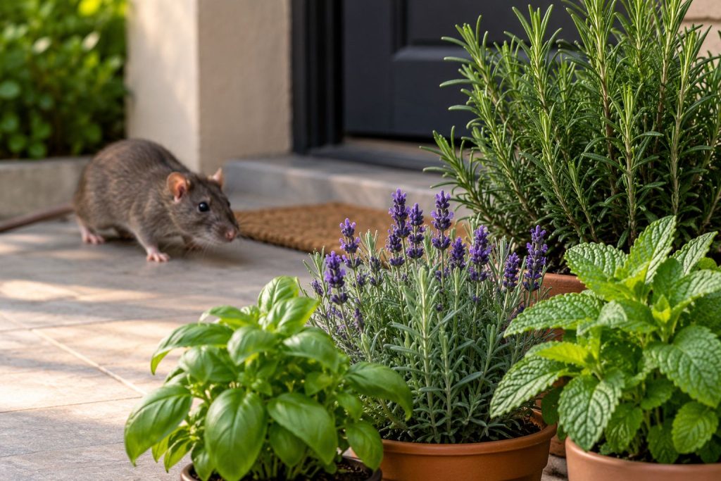 plantas aromáticas para afastar ratos