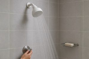 Fechar o chuveiro ao se ensaboar ajuda a reduzir o consumo de água. (Foto: Divulgação)