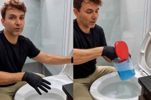 limpeza do vaso sanitário