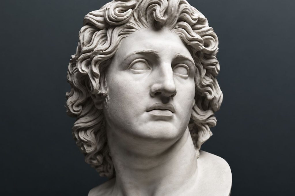 Escultura de Alexandre, o Grande