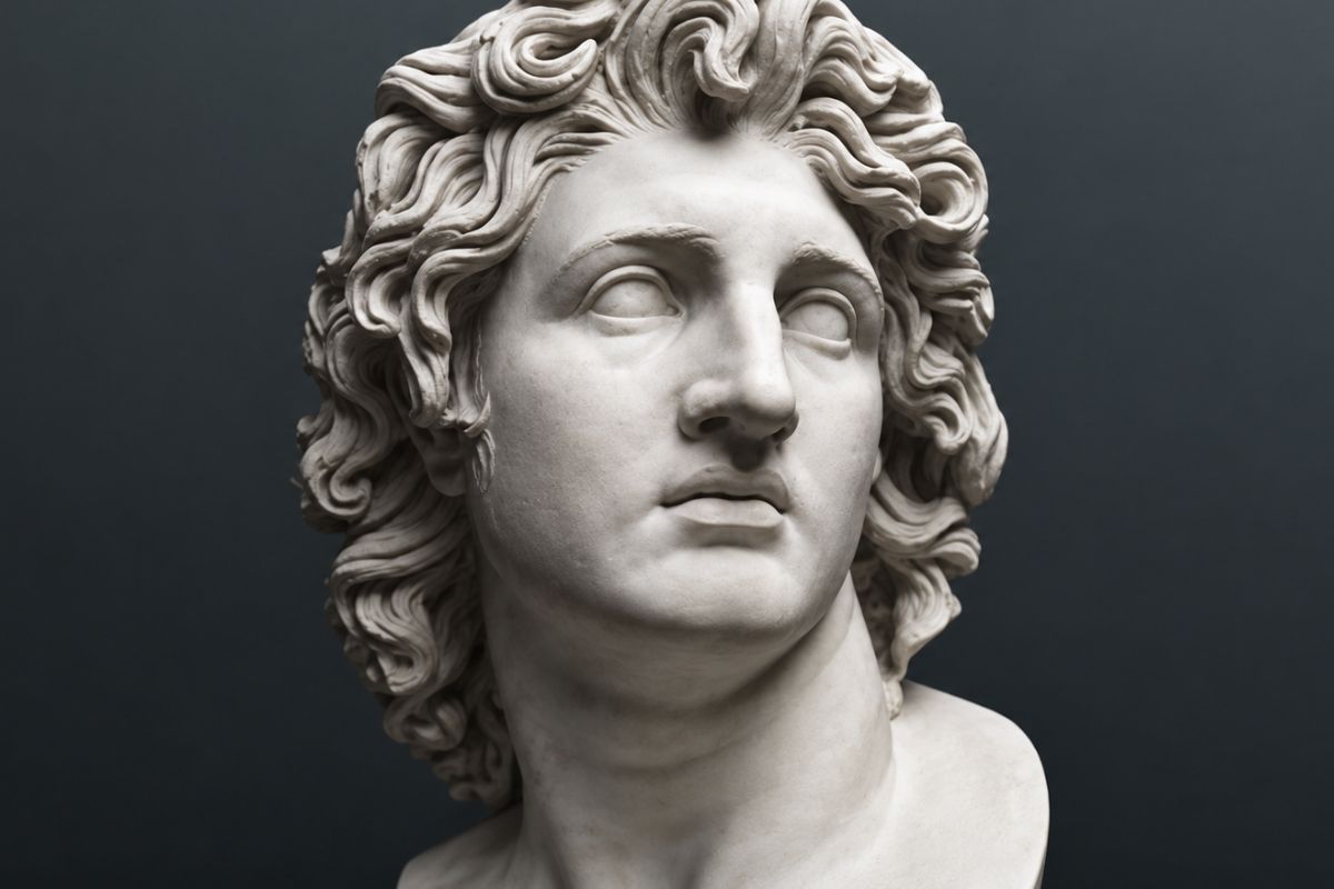 Escultura de Alexandre, o Grande