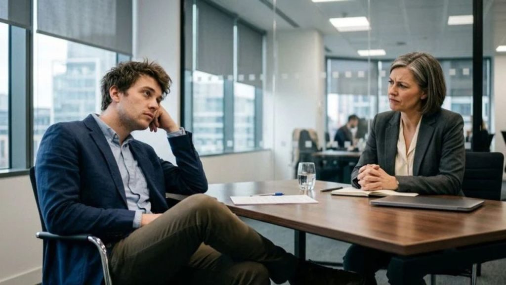 recutadores fazendo entrevista