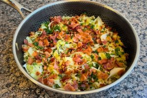 Repolho com bacon