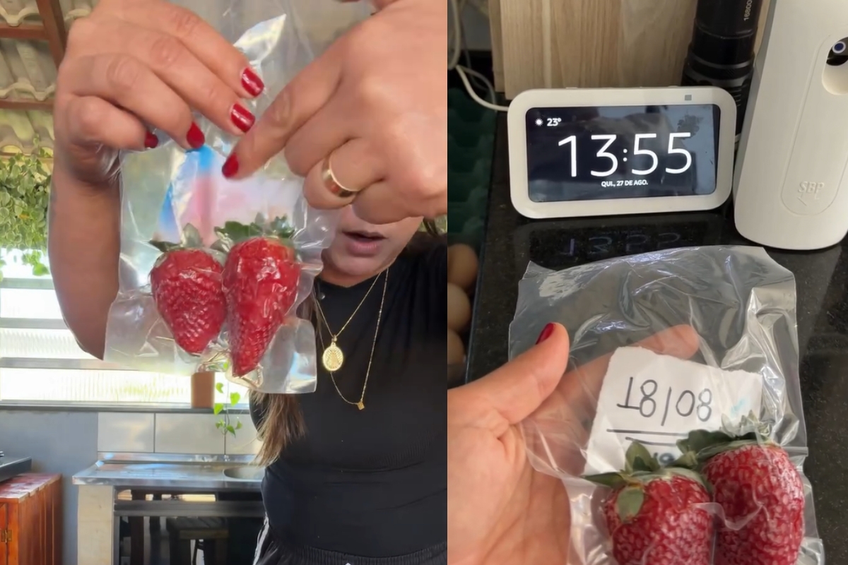 Confeiteiros concordam: guardar o morango assim pode fazer a fruta durar muito mais tempo; depois que fizer desse jeito, você não vai querer armazenar de outra forma