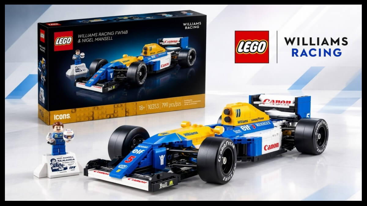 Ofertas do dia: desconto de 51% no LEGO Icons Williams Racing