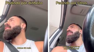 motorista gasolina por litro e por valor