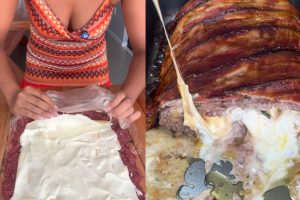 rocambole de carne moída