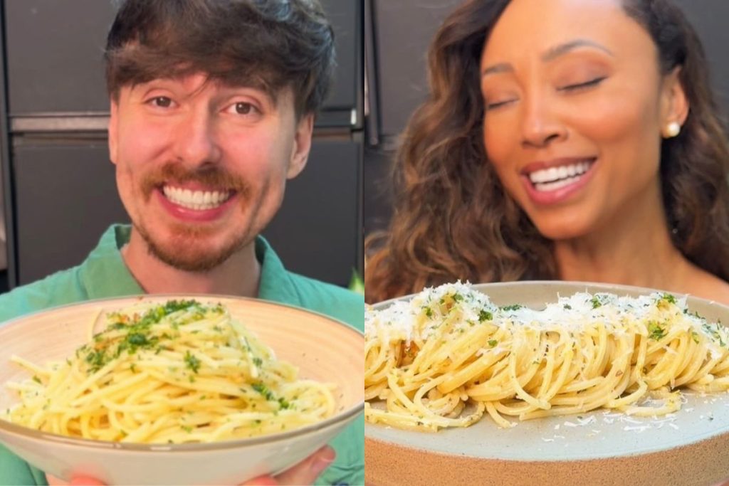 Amador x profissional: o detalhe no macarrão alho e óleo que muda completamente o sabor e a textura