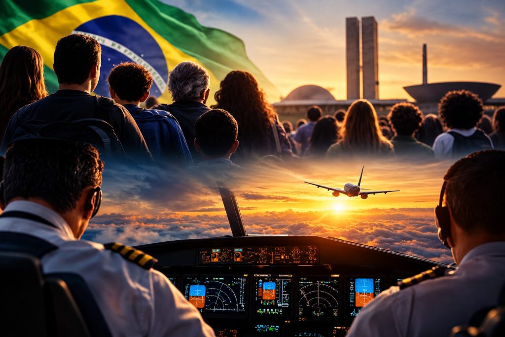 Quando a cabine perde o controle, todos estão em risco