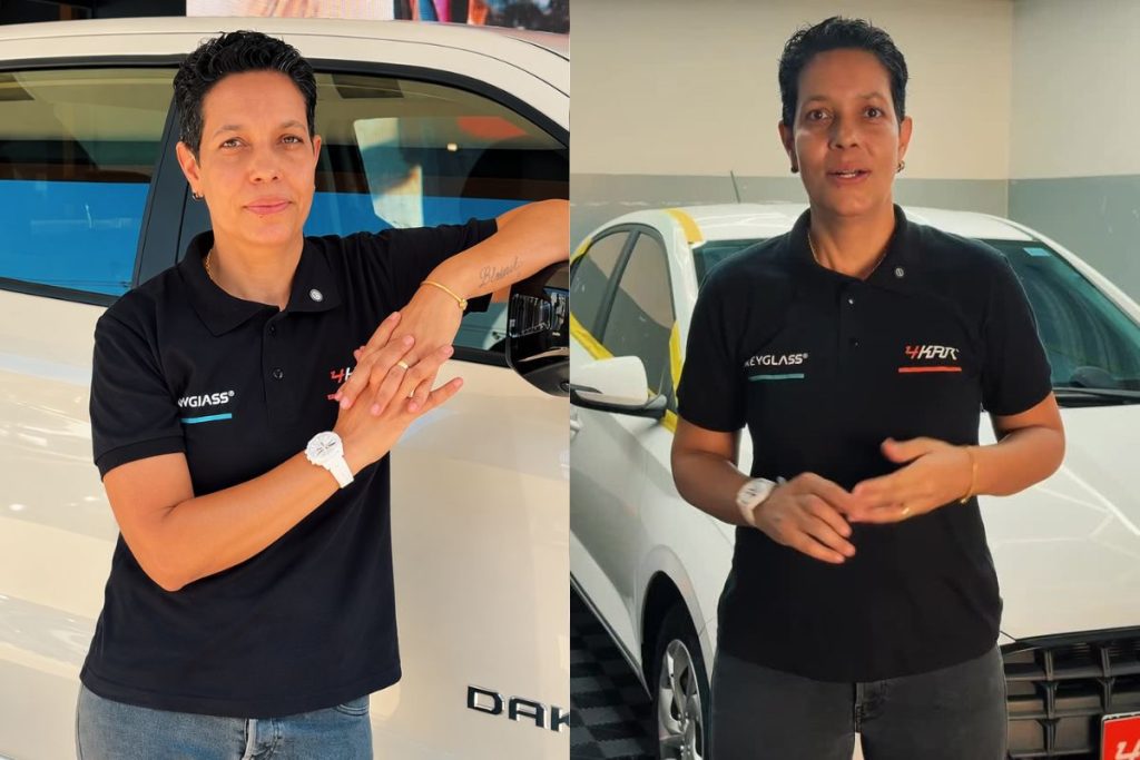 Keyla Barros atua hoje à frente da 4Kar, empresa especializada em serviços de lavagem, proteção e estética automotiva dentro de concessionárias. (Foto: Reprodução/Redes sociais/@4karbrasil)