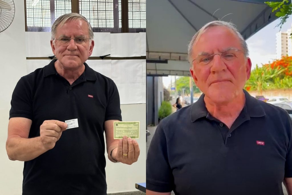 Antônio Gomide vota em Anápolis e demonstra confiança na reeleição: “Continuar esse trabalho defendendo a nossa cidade”