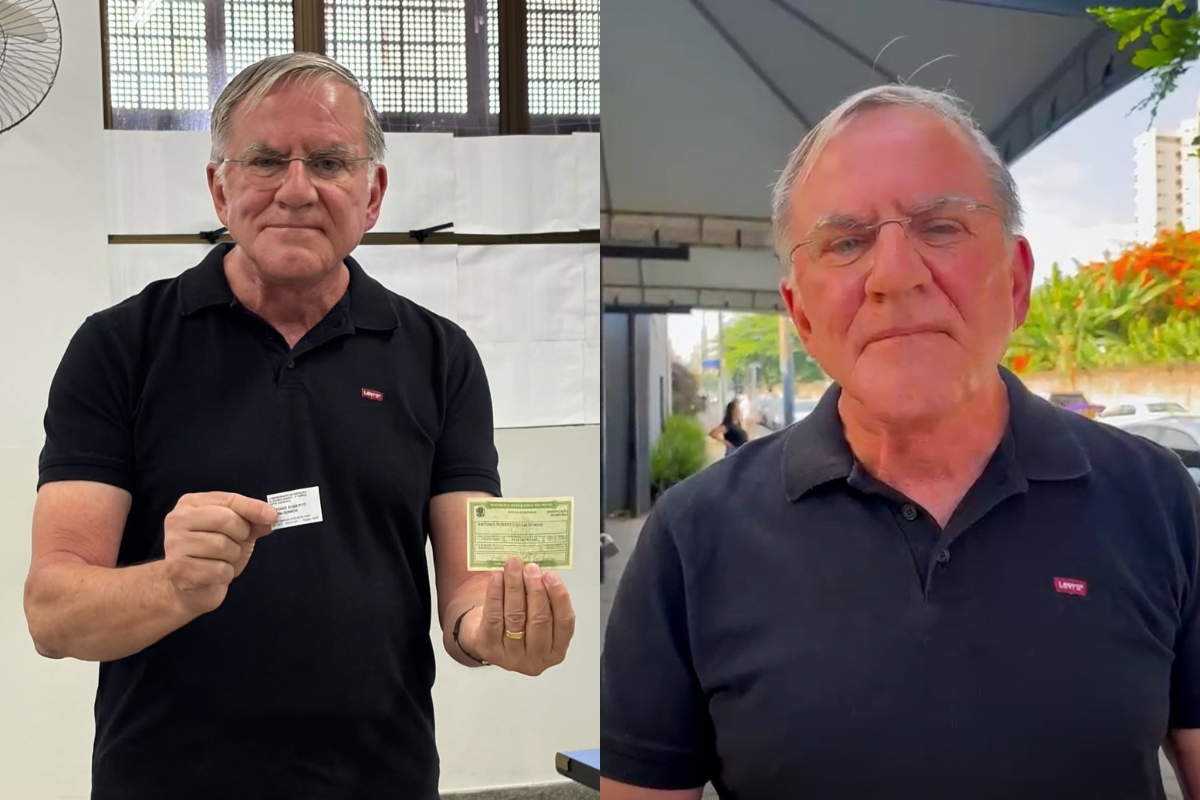 Antônio Gomide vota em Anápolis e demonstra confiança na reeleição: “Continuar esse trabalho defendendo a nossa cidade”