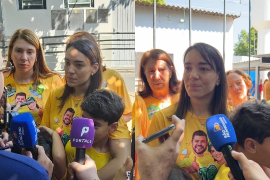 "Estou aqui para continuar aquilo que ele começou com uma força que vem de Deus", diz Carol do Amiltinho ao votar em Anápolis