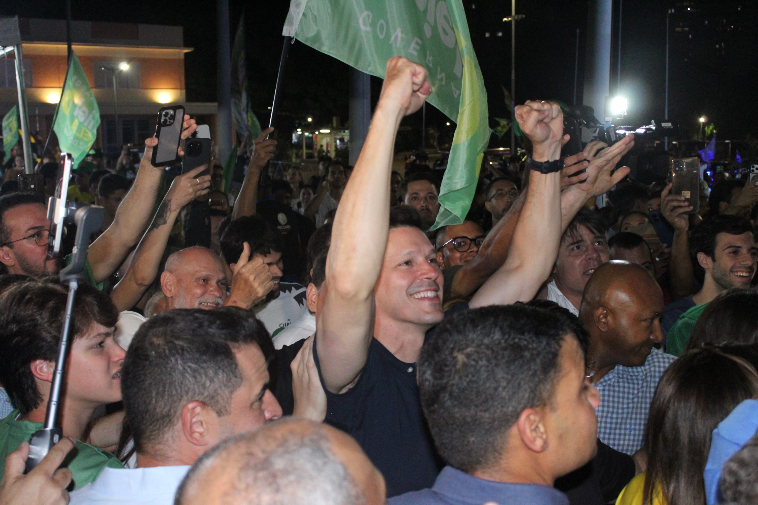 Daniel Vilela após ser eleito governador de Goiás no primeiro turno.